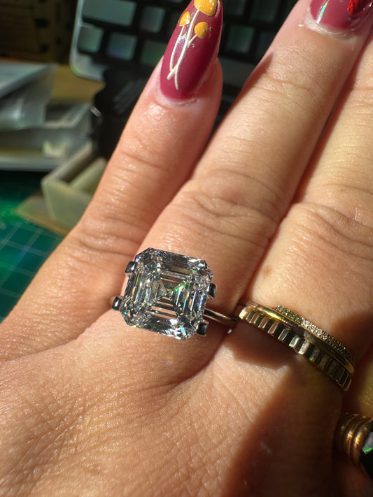 Asscher Diamond 3.39 Carats
